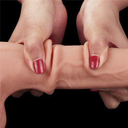 LoveToy SlidingSkin Gode réaliste Sliding Skin 19 x 4.8cm